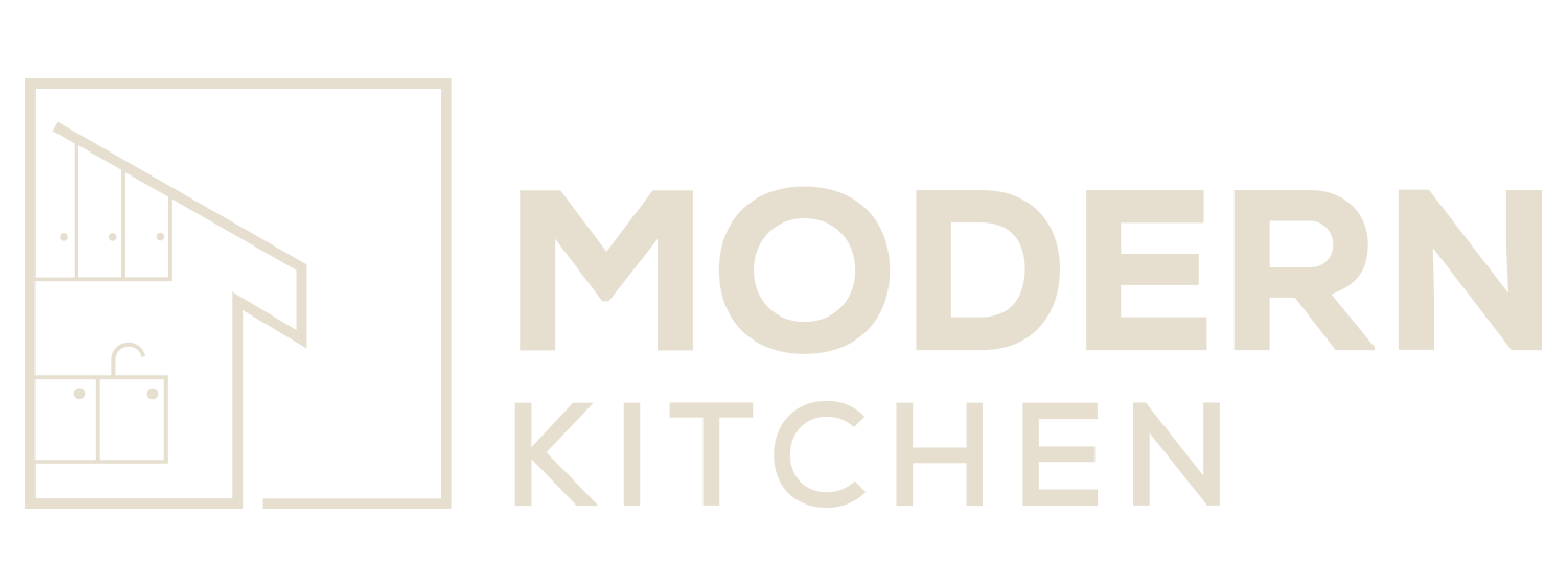 Modern Kitchen White Logo